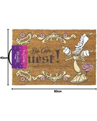 Otirač Beauty And The Beast - Be Our Guest - DoorMat 