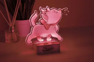 Lampa Paladone The Aristocats - Marie Led Light- Pink Led 
