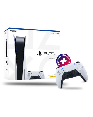 Konzola PlayStation 5 - 825GB + Dualsense White 