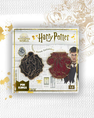 Pin Kings Harry Potter Enamel Pin Badge Set 1.3 - Dark Mark & Dobby 