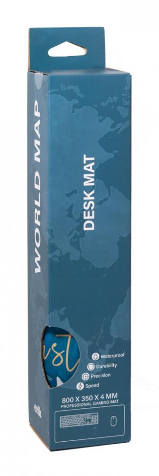 Podloga World Map - XL Desk Pad 