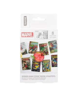 Podmetači za čaše Paladone - Spiderman Comic Book Coasters 