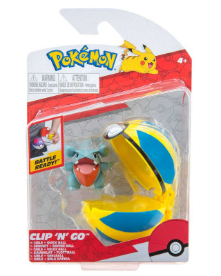 Poke Ball Pokemon Clip'n'Go - Gible & Quick Ball 