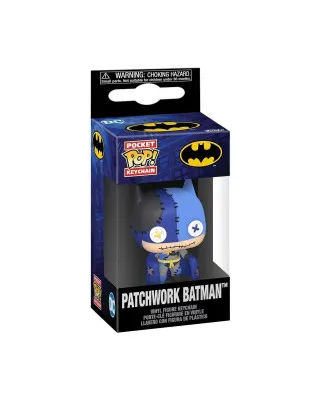 Privezak Pocket POP! DC - Patchwork Batman 