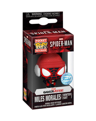 Privezak Pocket POP! - Marvel - Spider-Man: Miles Morales - Miles Morales (Winter Suit) 