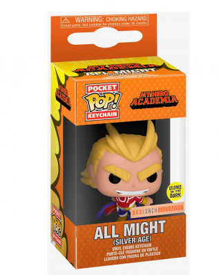 Privezak Pocket POP! - My Hero Academia - All Might (Silver Age) - Special Edition - Glows in the Dark 