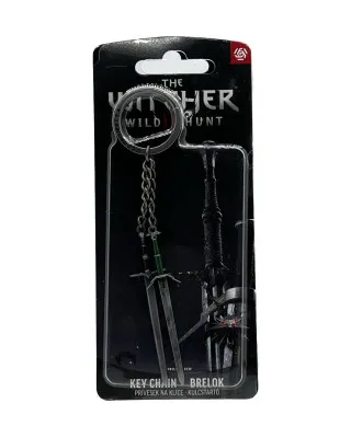 Privezak The Witcher 3 Geralt Two Swords Keychain 