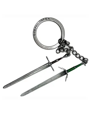 Privezak The Witcher 3 Geralt Two Swords Keychain 