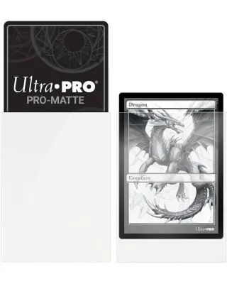 Ultra Pro Matte Desk Protector Sleeves 50 Standard White 