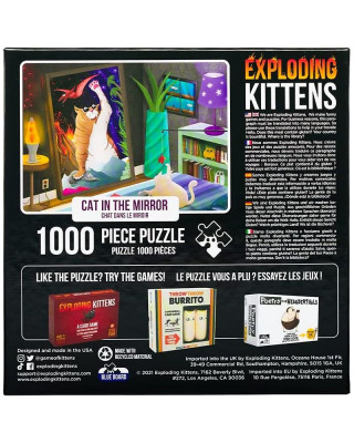 Puzzle for Adults Exploding Kittens - Cat in the Mirror 