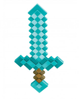 Replica Minecraft - Diamond Sword - Plastic 51cm 