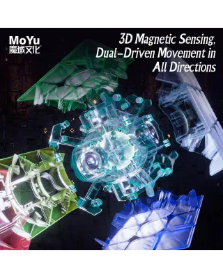 Rubikova kocka - MoYu Weilong WRM V9 3X3 Ball Core UV 