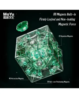 Rubikova kocka - MoYu Weilong WRM V9 3X3 Ball Core UV 