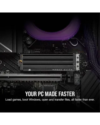SSD Corsair MP600 Elite TB PCIe Gen4 x4 NVMe 1.4 M.2 - Black 