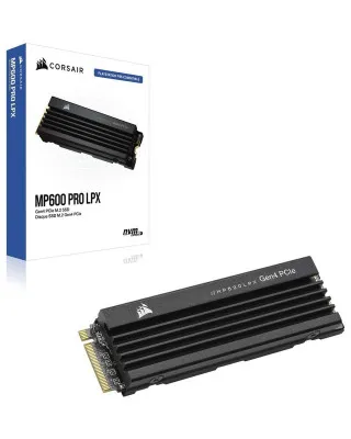 SSD Corsair MP600 Pro LPX 2TB PCIe Gen 4 NVMe M.2 2280 - Black 