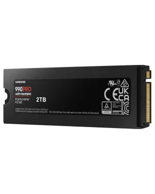 SSD Samsung - 2TB M.2 NVMe MZ-V9P2T0CW 990 Pro Series Heatsink 