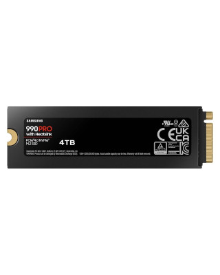 SSD Samsung - 4TB M.2 NVMe MZ-V9P4T0CW 990 Pro Series Heatsink 