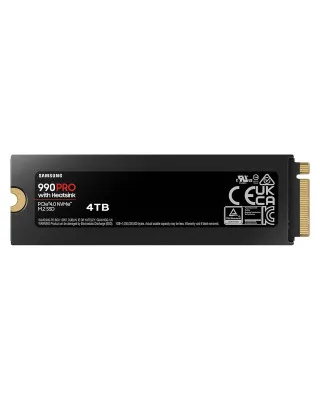 SSD Samsung - 4TB M.2 NVMe MZ-V9P4T0CW 990 Pro Series Heatsink 