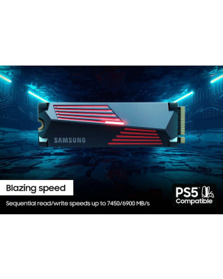 SSD Samsung - 4TB M.2 NVMe MZ-V9P4T0CW 990 Pro Series Heatsink 