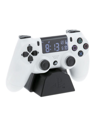 Sat Paladone Playstation 4 White Controller - Alarm Clock 