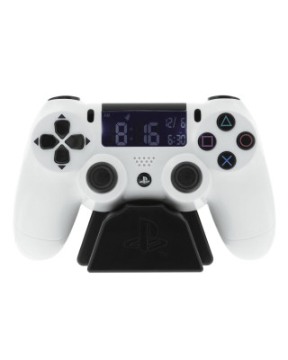 Sat Paladone Playstation 4 White Controller - Alarm Clock 