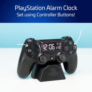 Sat PlayStation Controller Black - Alarm Clock 