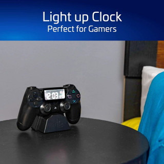 Sat PlayStation Controller Black - Alarm Clock 