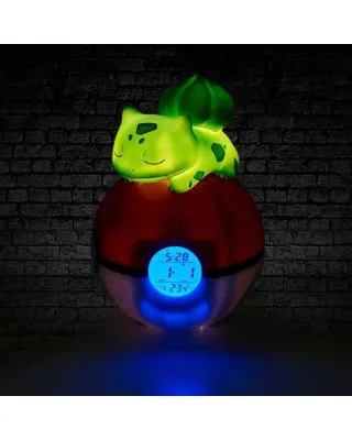Sat Pokemon - Bulbasaur - Alarm Clock with Light 