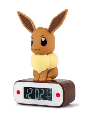 Sat Pokemon - Eevee - Alarm Clock with Light 