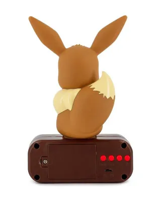 Sat Pokemon - Eevee - Alarm Clock with Light 