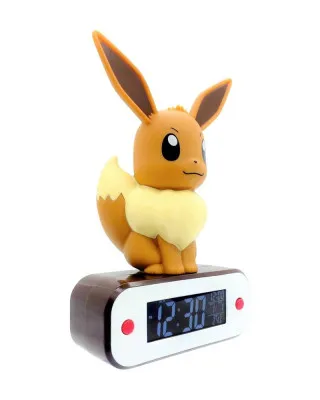 Sat Pokemon - Eevee - Alarm Clock with Light 