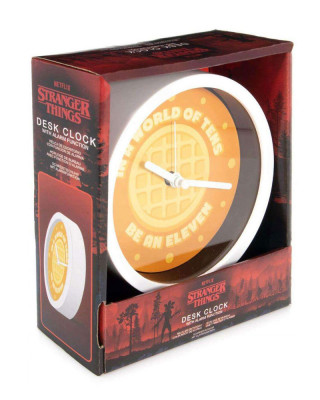 Sat Stranger Things - In a World of Tens Be An Eleven - Desk Clock 