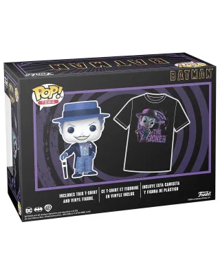 Set Bobble Figure DC - Batman 1989 POP! & Tee - The Joker - XL 