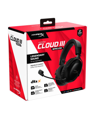 Slušalice HyperX Cloud 3 Wireless - Black 