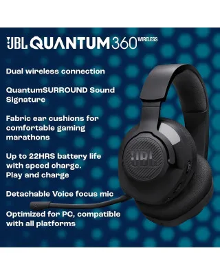 Slušalice JBL Quantum 360 - Black 