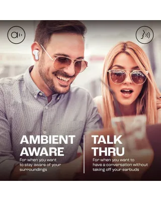 Slušalice JBL Wave Beam - Bele Bežične bubice 