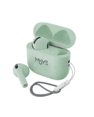 Slušalice Moye Aurras 3 Lite - Green Bežične bubice 
