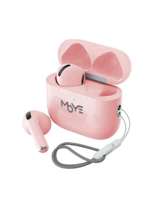 Slušalice Moye Aurras 3 Lite - Pink Bežične bubice 