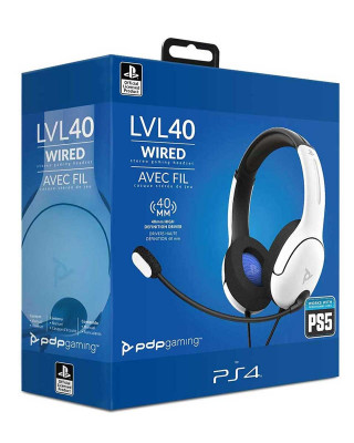 Slušalice PDP LVL40 - White Playstation 4 Playstation 5 