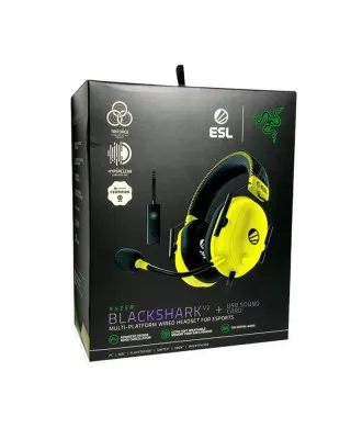 Slušalice Razer Blackshark V2 + USB Sound Card - ESL Edition 