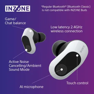 Slušalice Sony Inzone Buds Wireless - White 