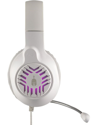 Slušalice Spartan Gear Medusa - White/Grey 