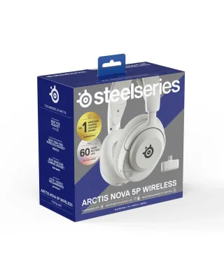 Slušalice Steelseries Arctis Nova 5P Wireless - White 