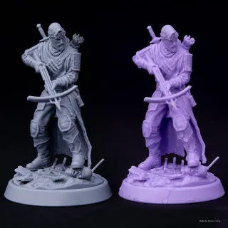 Smola Thermochromic Resin 1000g (From Grey to purple) 