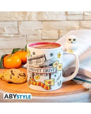 Šolja AbyStyle - Harry Potter - Hedwig & Privet Drive 3D 
