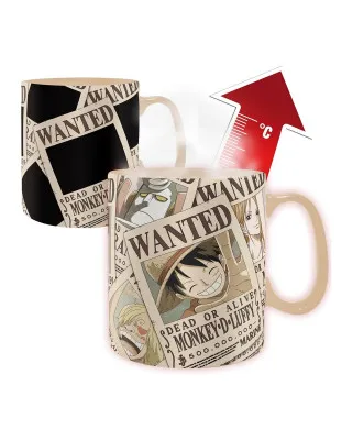 Šolja AbyStyle - One Piece - Wanted - Heat Change 
