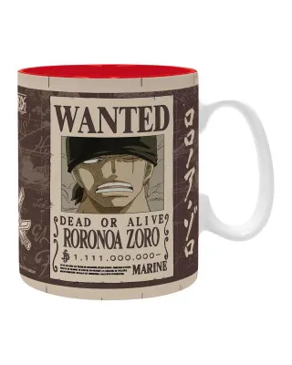 Šolja AbyStyle - One Piece - Wanted - Zoro Wanted 