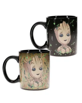 Šolja Paladone Marvel - Groot - Heat Change Mug 