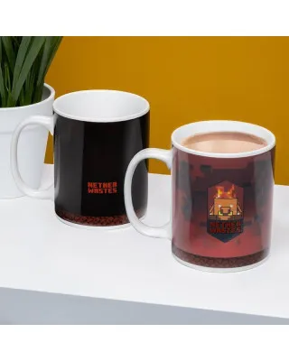 Šolja Paladone Minecraft - Nether Heat Change Mug 