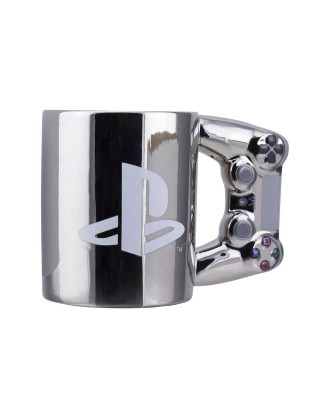 Šolja Paladone Playstation DS4 - 4th Gen Controller Mug - Silver 